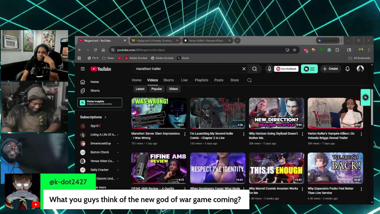 Game Fiendz Episode 3 - Sony is pulling away Single Player Exclusives from PC.