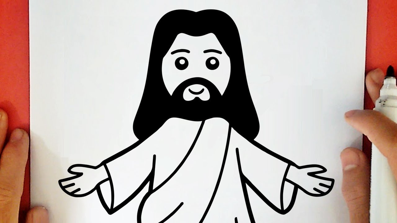 COMO DESENHAR JESUS CRISTO