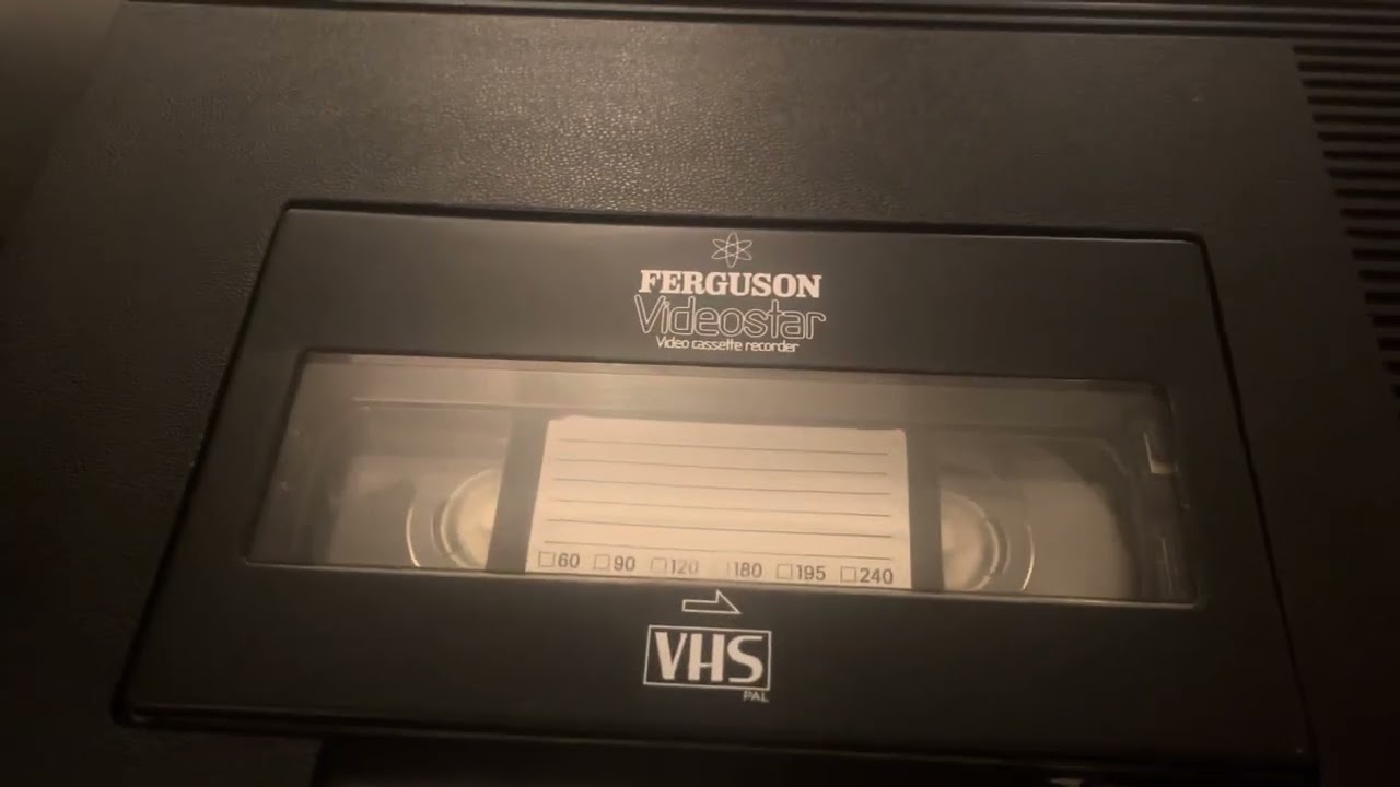 Vintage Ferguson Videostar Deluxe VHS recorder