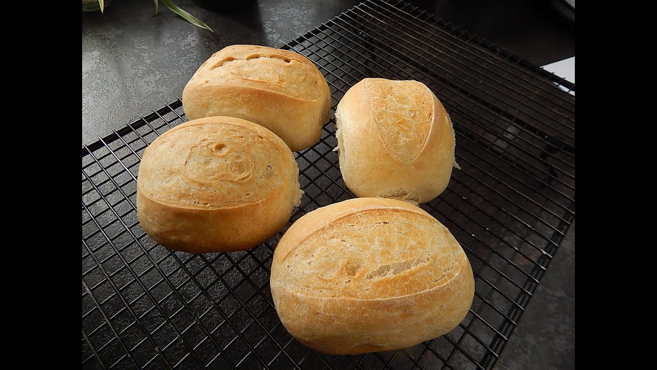 Fein knusprige Brötchen, fertig gebacken, oder als Aufbacksemmel zum Einfrieren 3 Tage Video