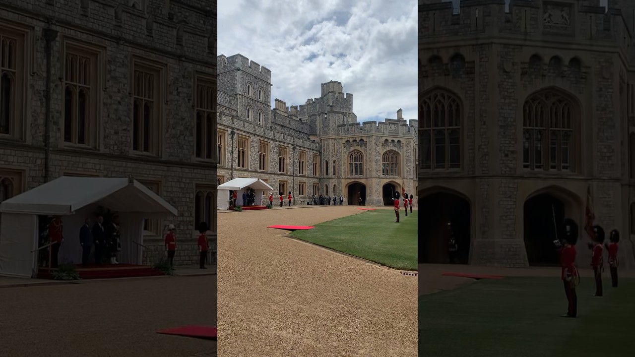 The King welcomes President Biden to the UK 🇺🇸🤝🇬🇧