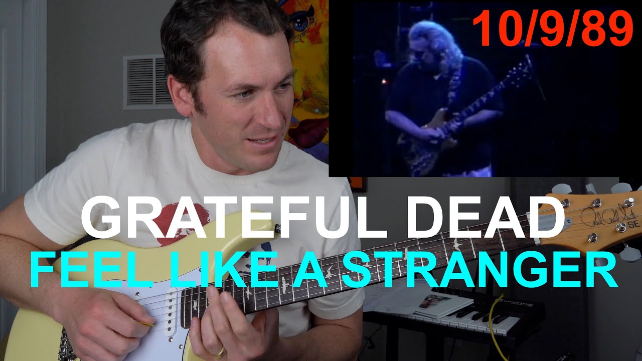 Учитель игры на гитаре РЕАКЦИЯ: Grateful Dead «Почувствуй себя чужим» 10 сентября 1989 года в Хэм...