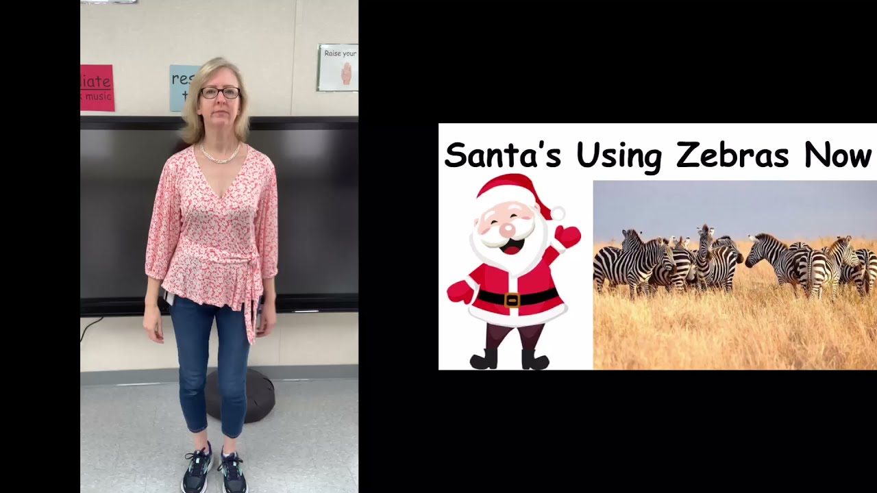 Santa’s Using Zebras Now