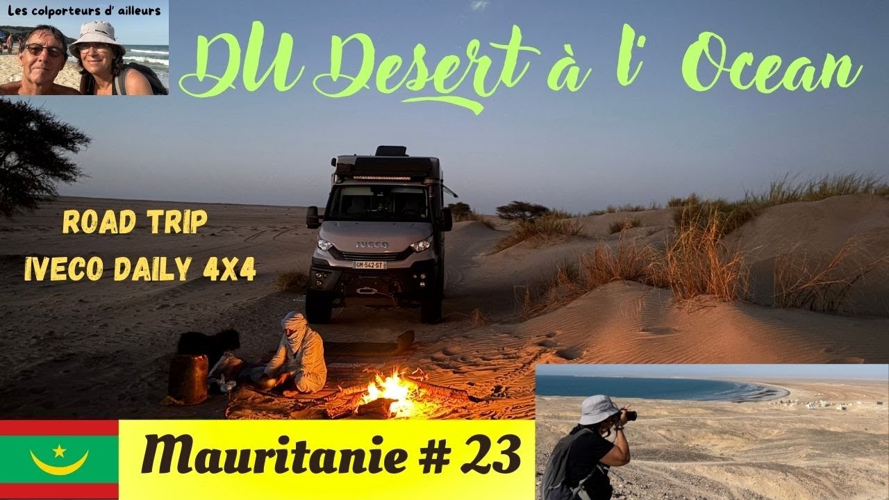 #mauritanie #roadtrip #offroad: Du Desert à l'Océan, le Cap Tafarit. #ivecodaily4x4 #camper4x4