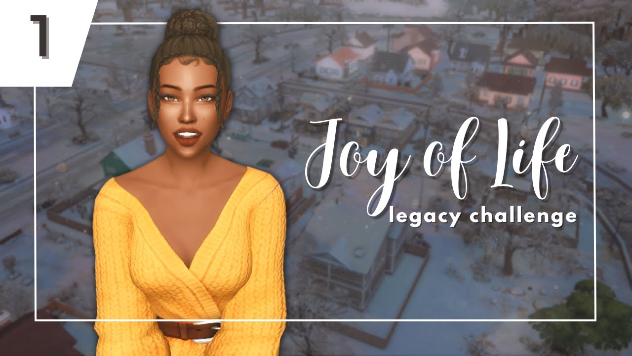 Let's play The Sims 4 Joy of Life legacy challenge 🍰 // Joy of Life (EP 1) // THE SIMS 4