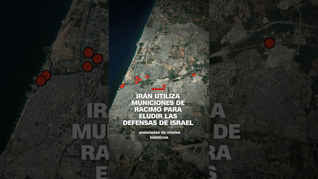Ir&aacute;n utiliza municiones de racimo para eludir las defensas de Israel