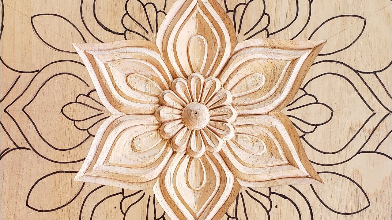 Tallado de cuadro en madera utilizando la técnica Mandala Ep  1