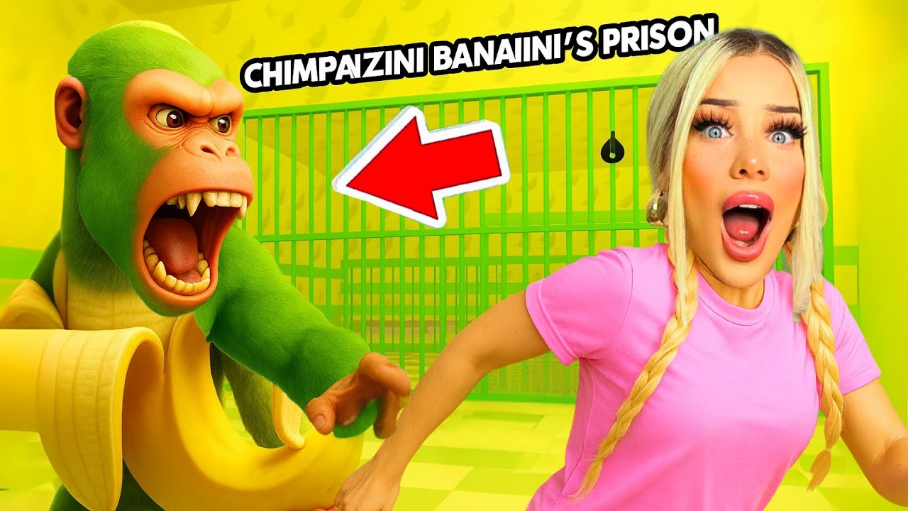 Entkomme CHIMPANZINI BANANINI 😳 (Roblox)