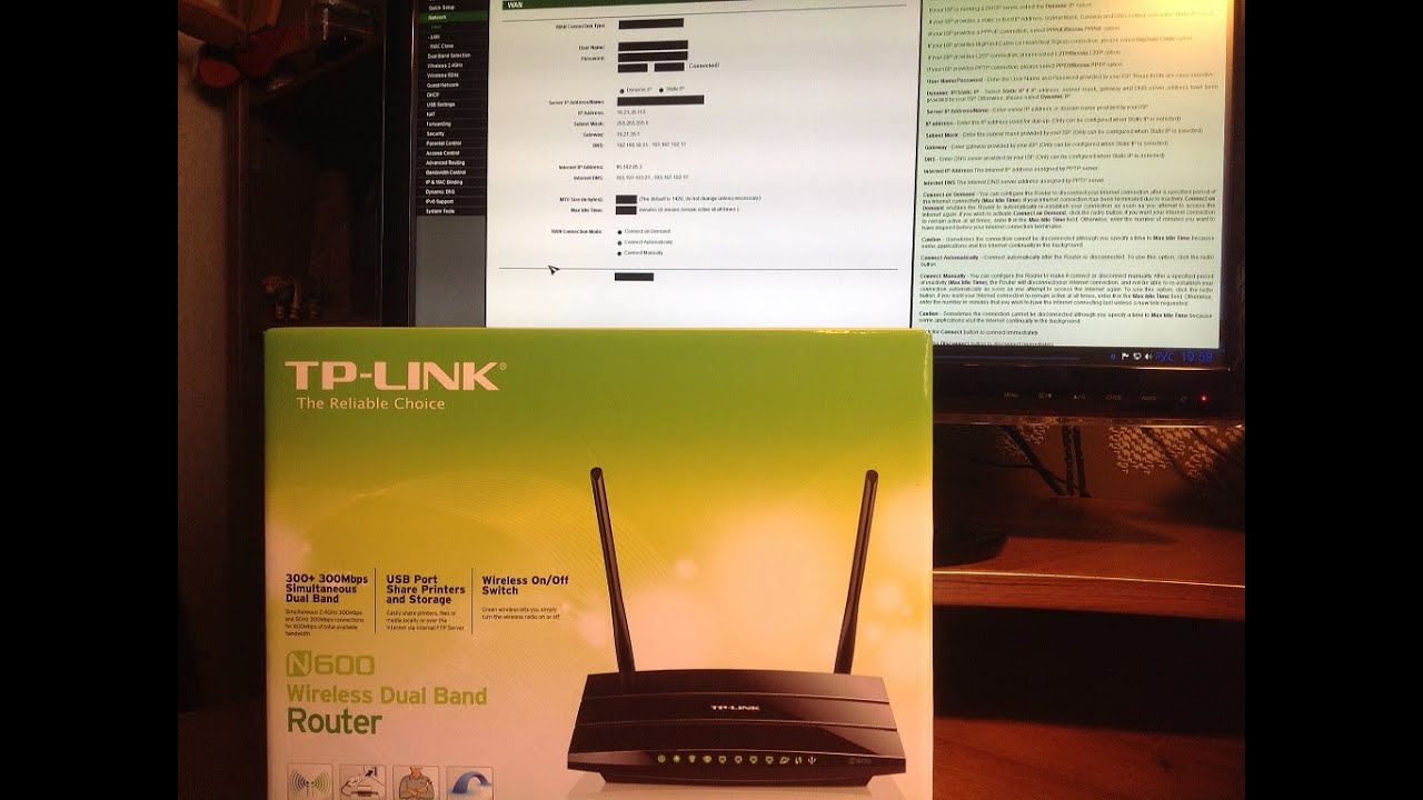 Настройка PPTP на  Tp-Link TL-WDR3500