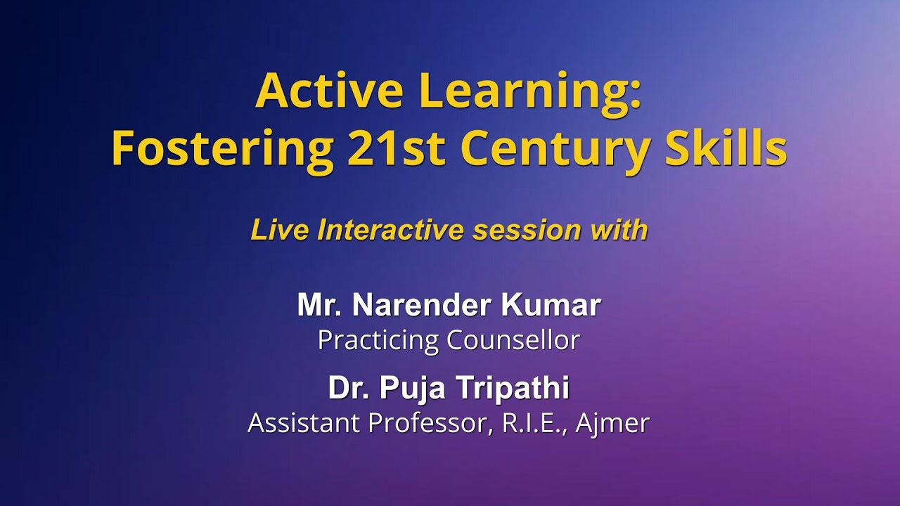Sahyog: Active Learning: Fostering 21st century skills