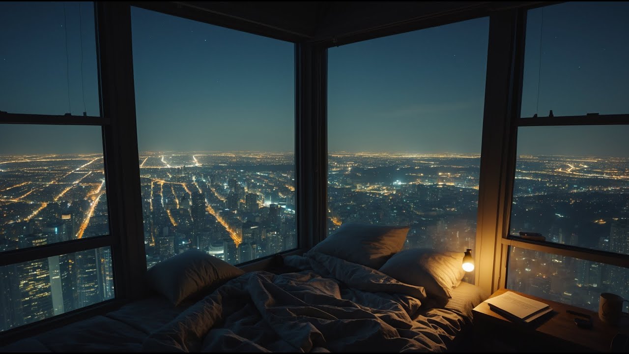 Night Watch | Quiet Window Refuge Over the City Lights