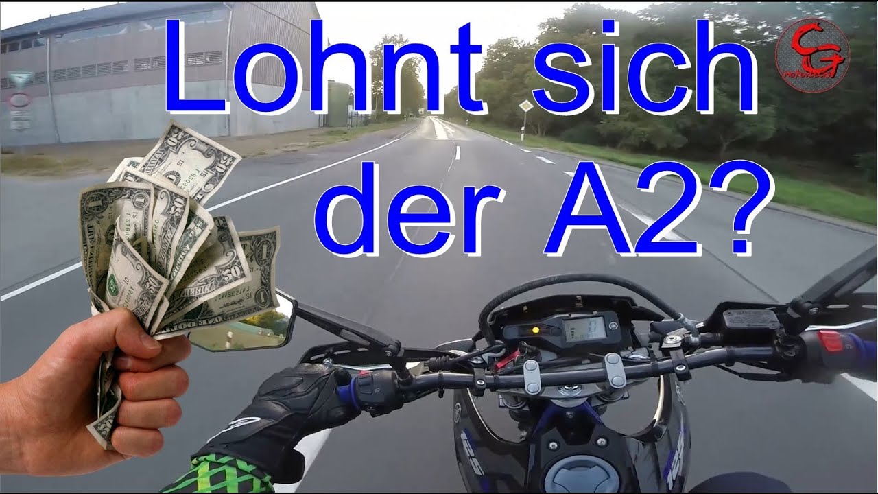 Lohnt sich der Umstieg von A1 auf A2? - Yamaha WR125x Motovlog Deutsch