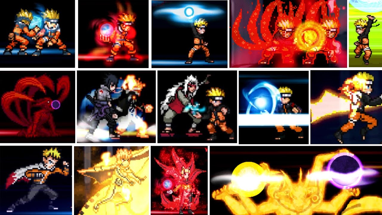 Naruto All Transformations and Jutsus - MUGEN