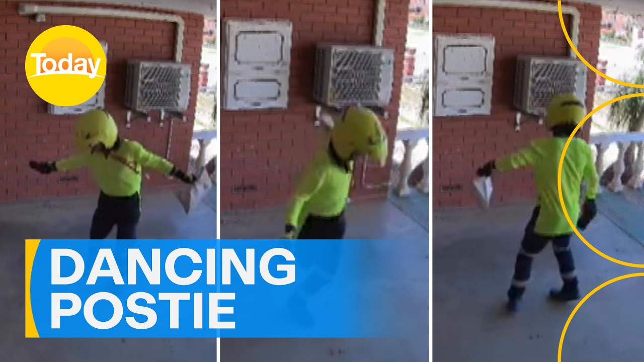 Teenage postie goes viral for bringing the boogie! | Today Show Australia