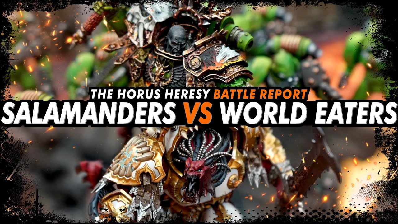Salamanders vs World Eaters - The Horus Heresy (Battle Report)