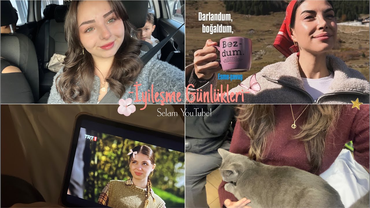 Merhaba YouTube! 4 günlük vlog || İyileşme günlükleri💕