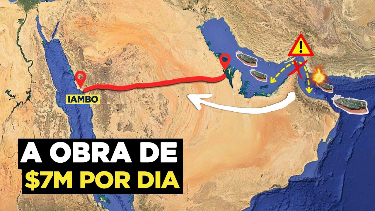 A Constru&ccedil;&atilde;o de US$ 7 milh&otilde;es por dia para Contornar o Estreito de Ormuz