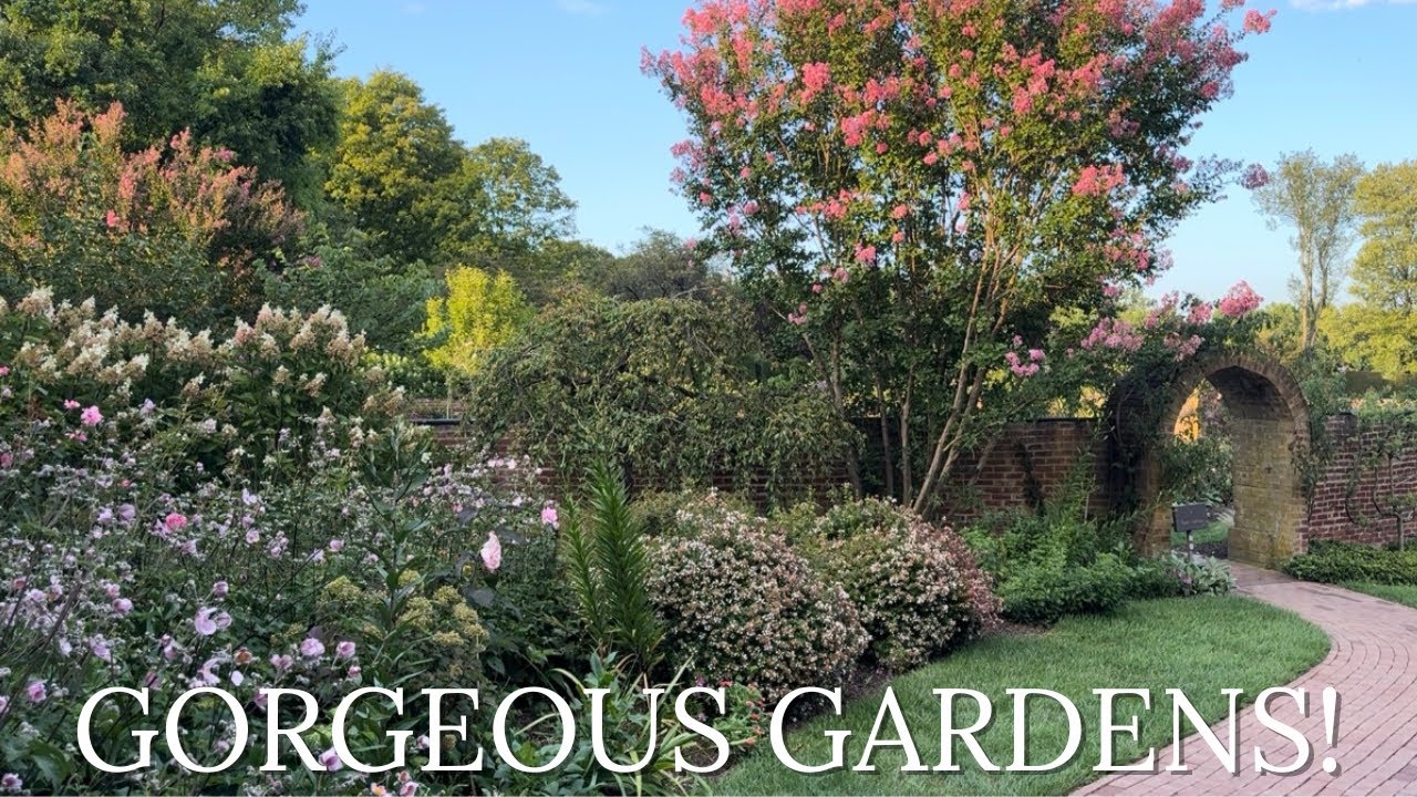 Instrumental And Peaceful Evening August Garden Tour Of The Magnificent And Beautiful Ladew Gardens!