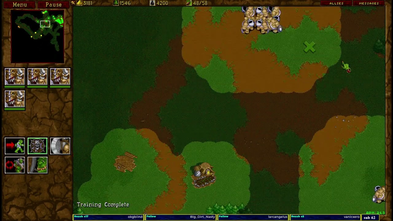 Warcraft 2 classic Garden Of War 1v1 u8t3io3p vs shotgun