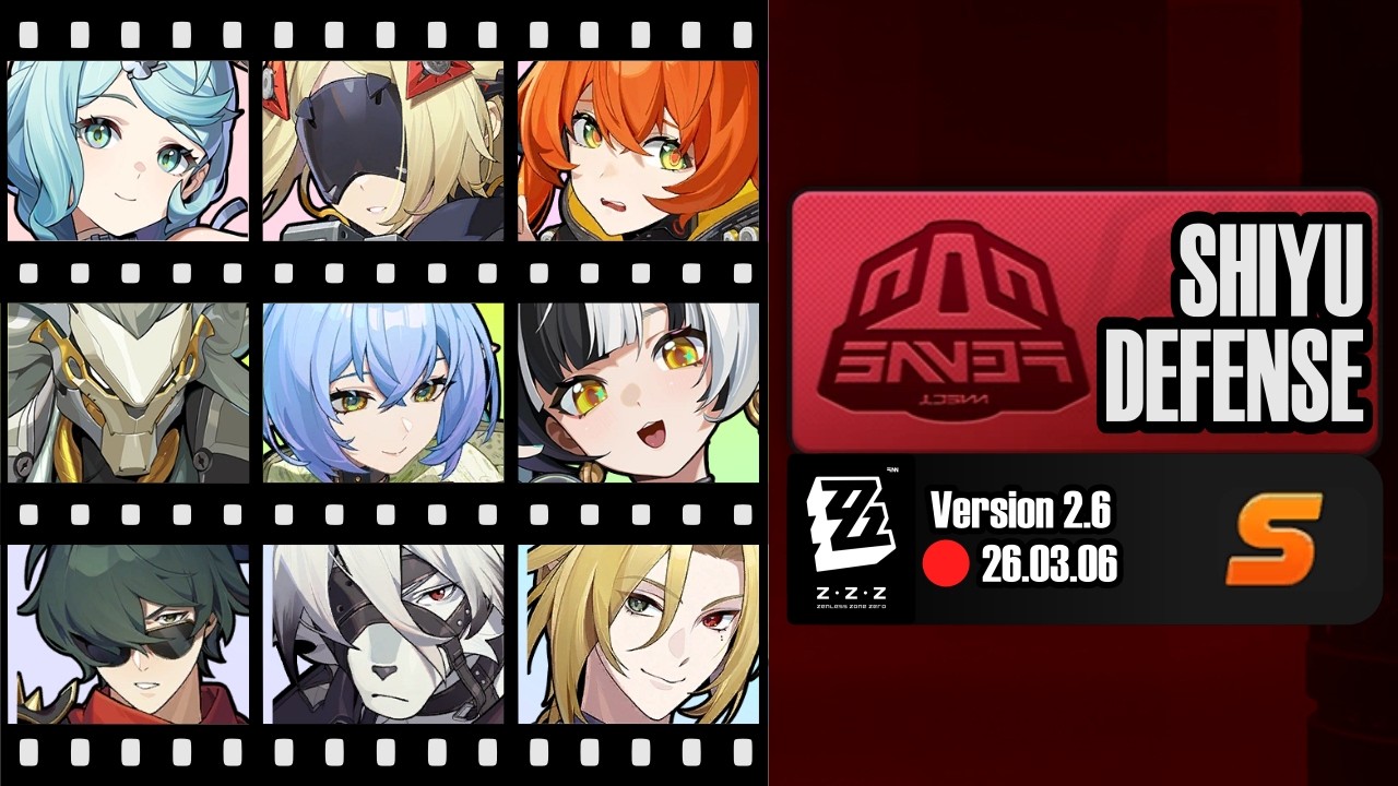 Shiyu Defense: S |  Obol Squad, Banyue, and Hugo Teams | Zenless Zone Zero V2.6