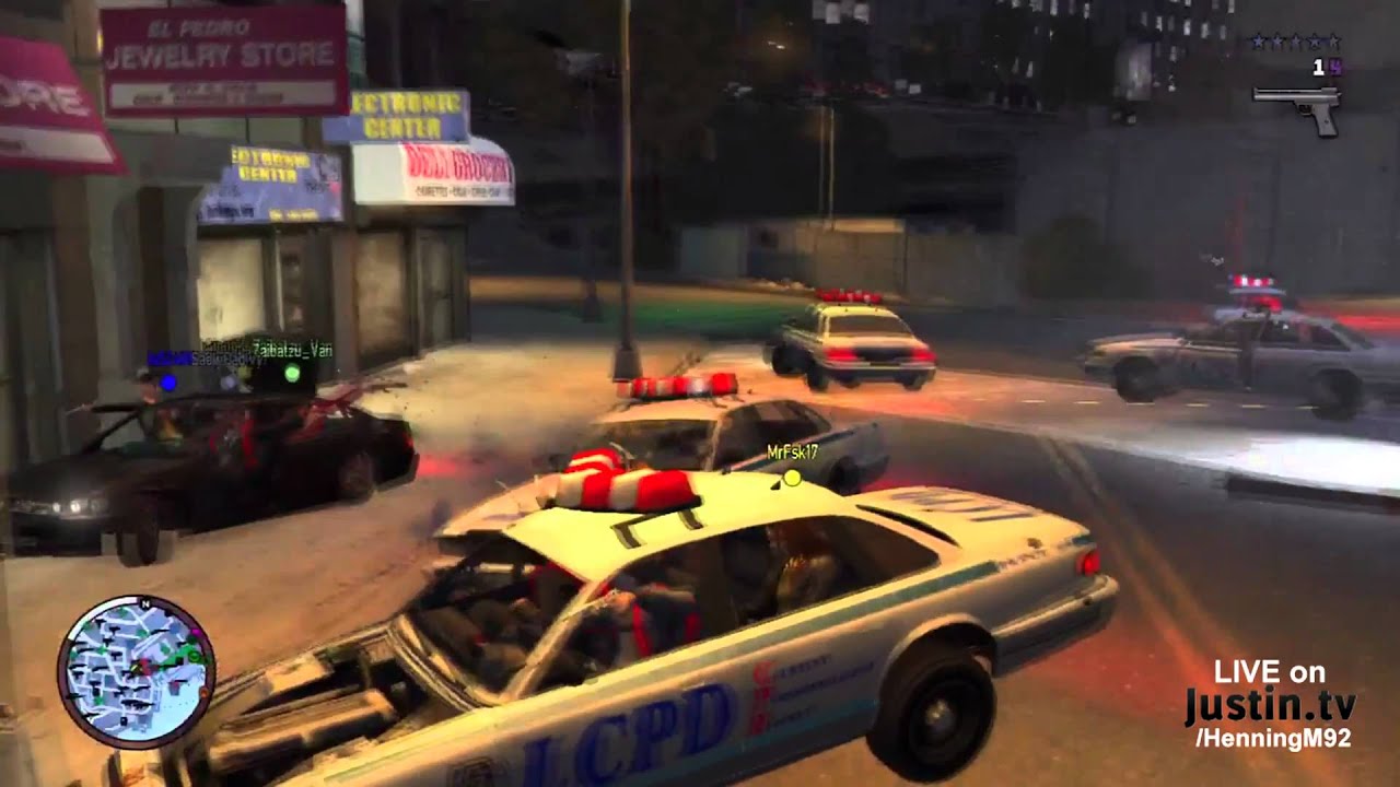 GTA TBoGT - ps3 - Feb. 20, 2011 - BGF Event Vid #4 - BGF vs LCPD - Henning's PoV