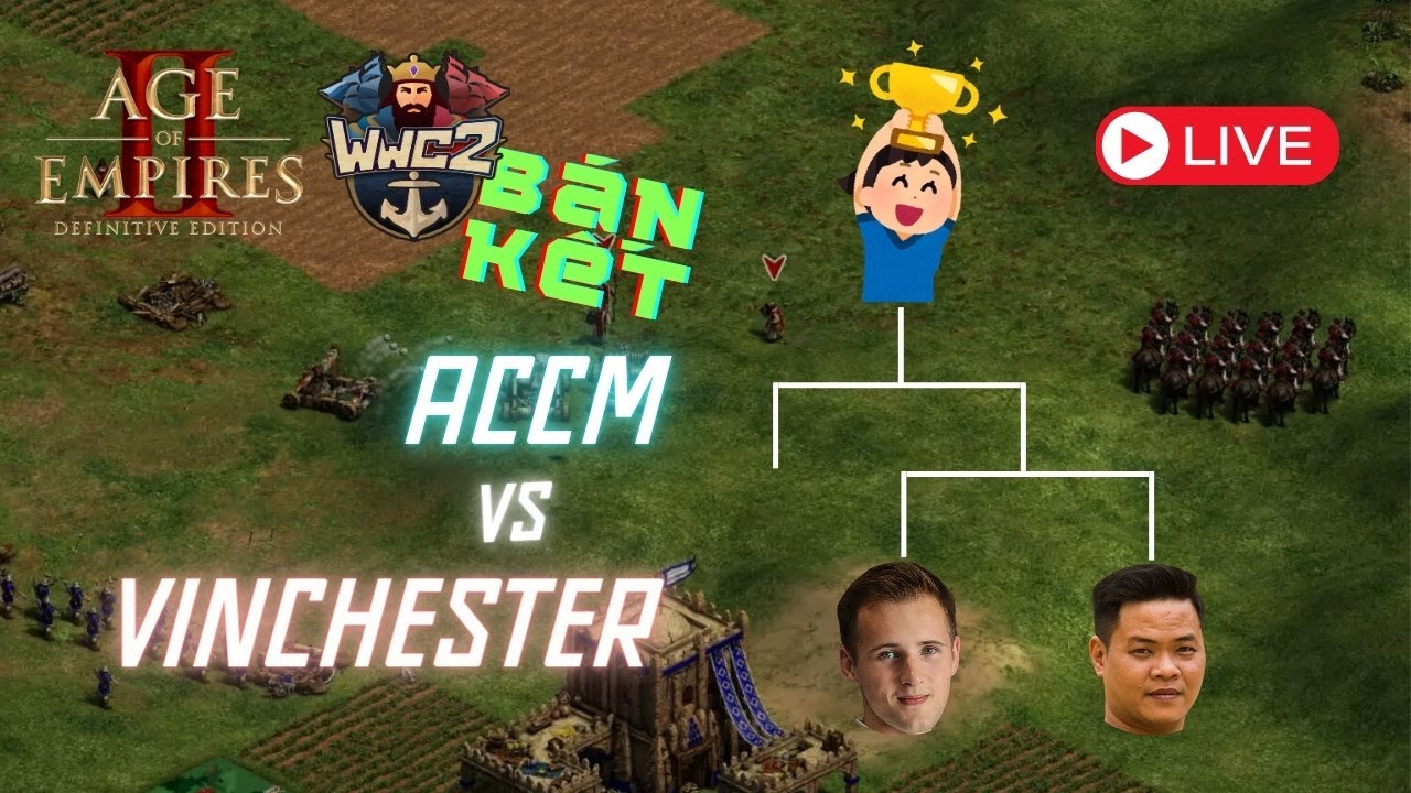 HAI BRO | ACCM vs Vinchester | Bán kết giải AoE 22.500 USD do @T90Official tổ chức