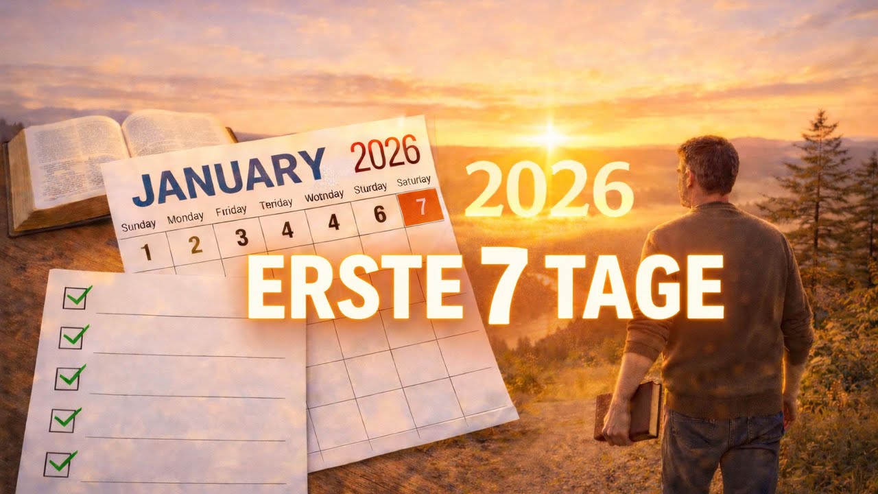 Dein biblischer Start in 2026 Die ersten 7 Tage! 📖✝️
