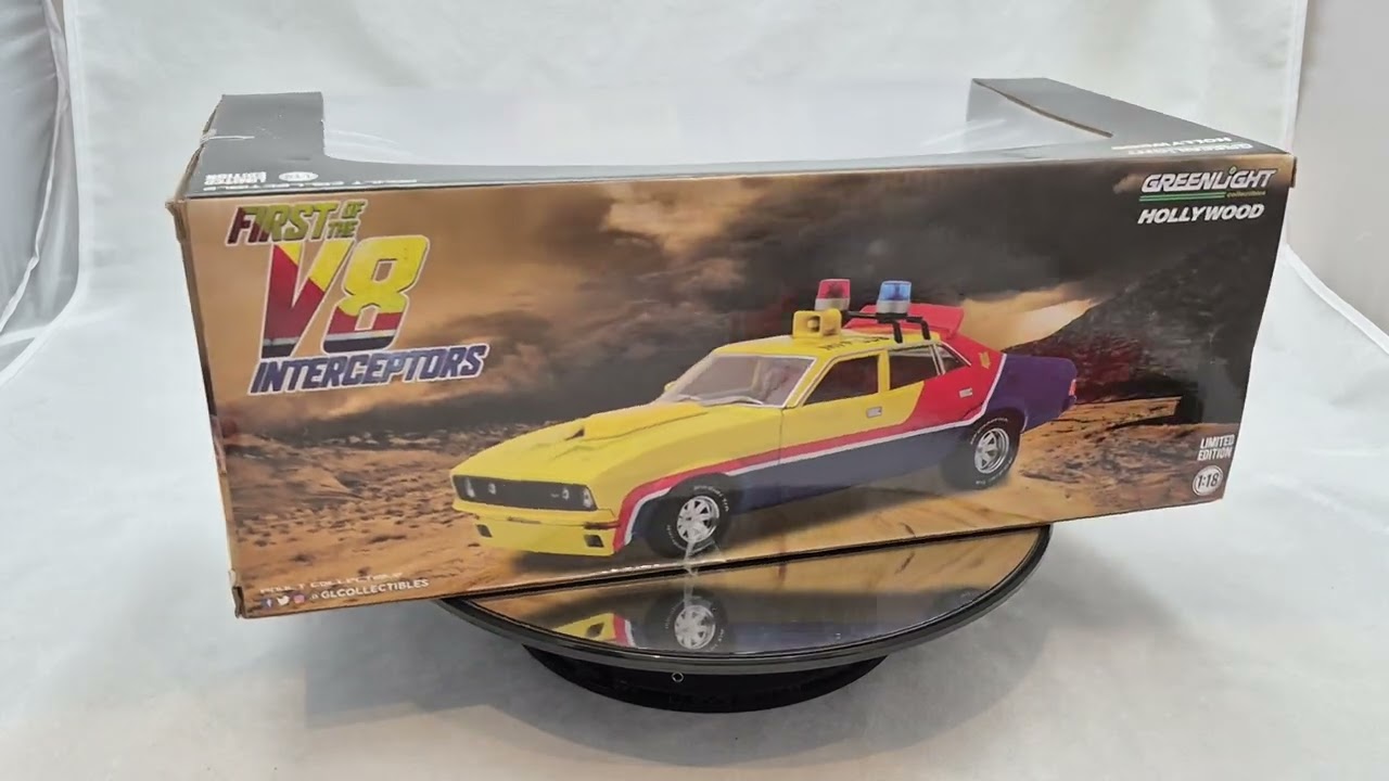 Greenlight Hollywood Mad Max 1974 Ford Falcon XB The First Of The V8 Interceptors Movie TV Car