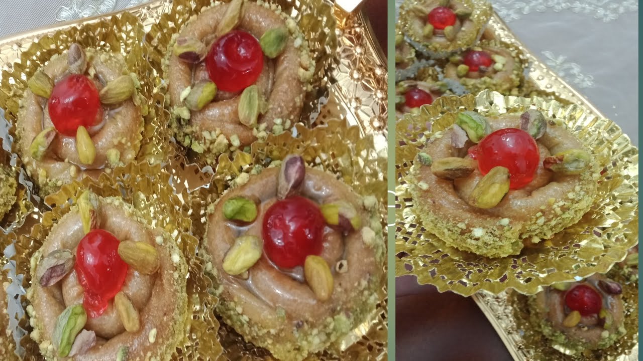 #معسلات_رمضان ميني محنشة بحشو مميز بنتها وحدها 😋😋😍🇩🇿🇩🇿🇩🇿