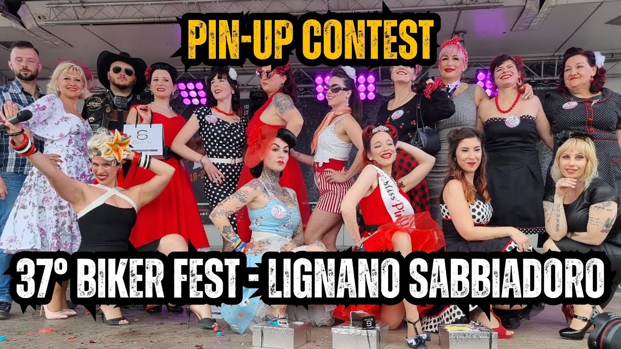 37° Biker Fest Lignano Sabbiadoro 2023 - Sabato Pin-Up contest e parata moto 2/3