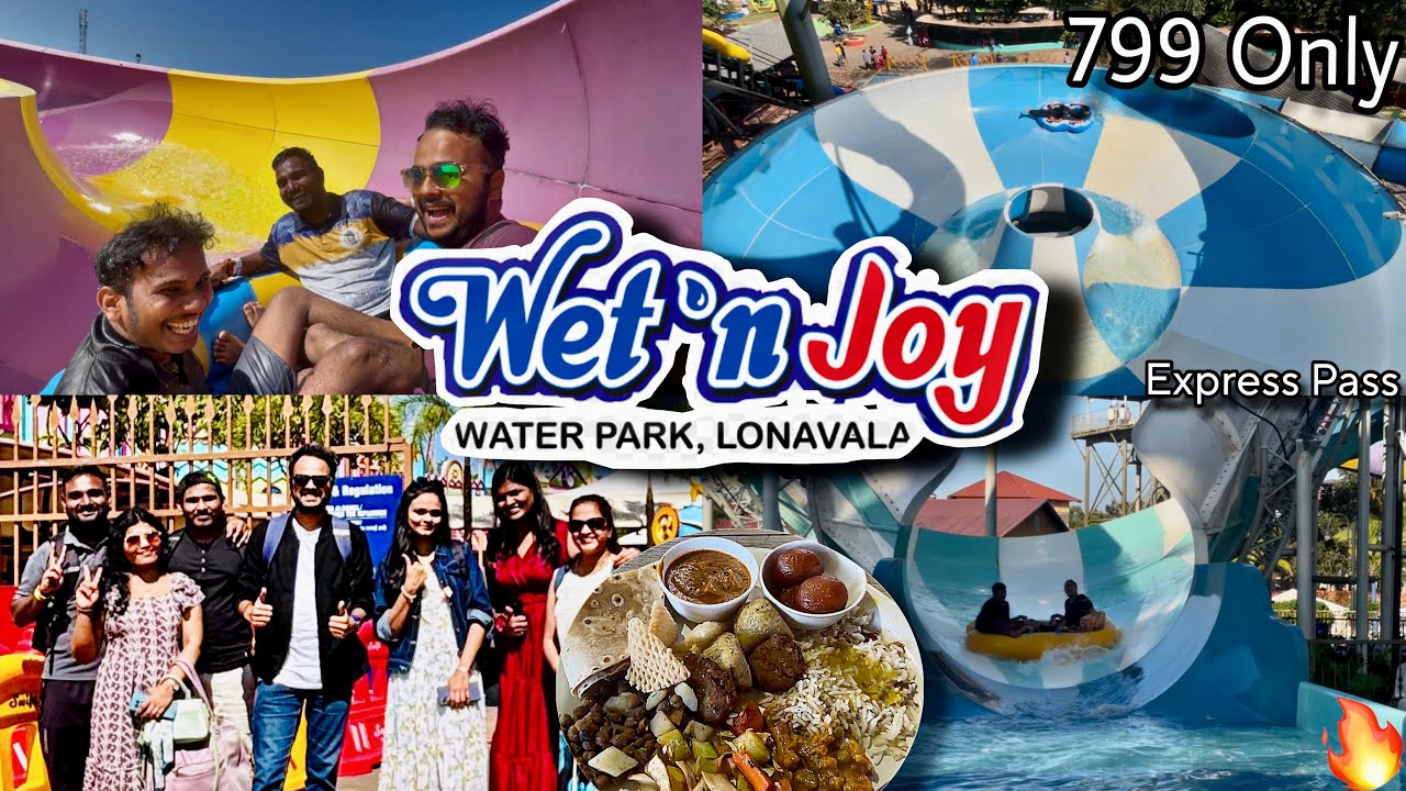 Wet N Joy Waterpark Lonavala | All Rides | Amuesment Park | All Details | SRS VLOGS | #wetnjoy 
