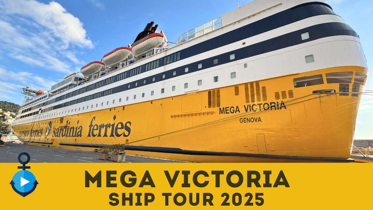 Mega Victoria, ship tour 2025 - Corsica Sardinia Ferries