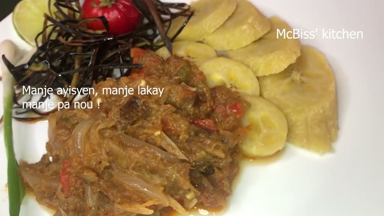 Resèt kreyòl fasil. Haitian food. Manje ayisyen. Manje lakay. Cuisine haitienne.