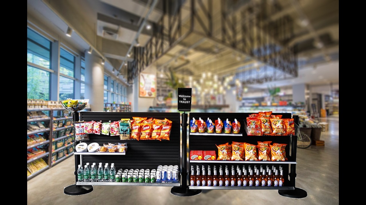 In Queue Merchandising System Traust Cinema Store Supermarket Queue Retractable Belt Barrier
