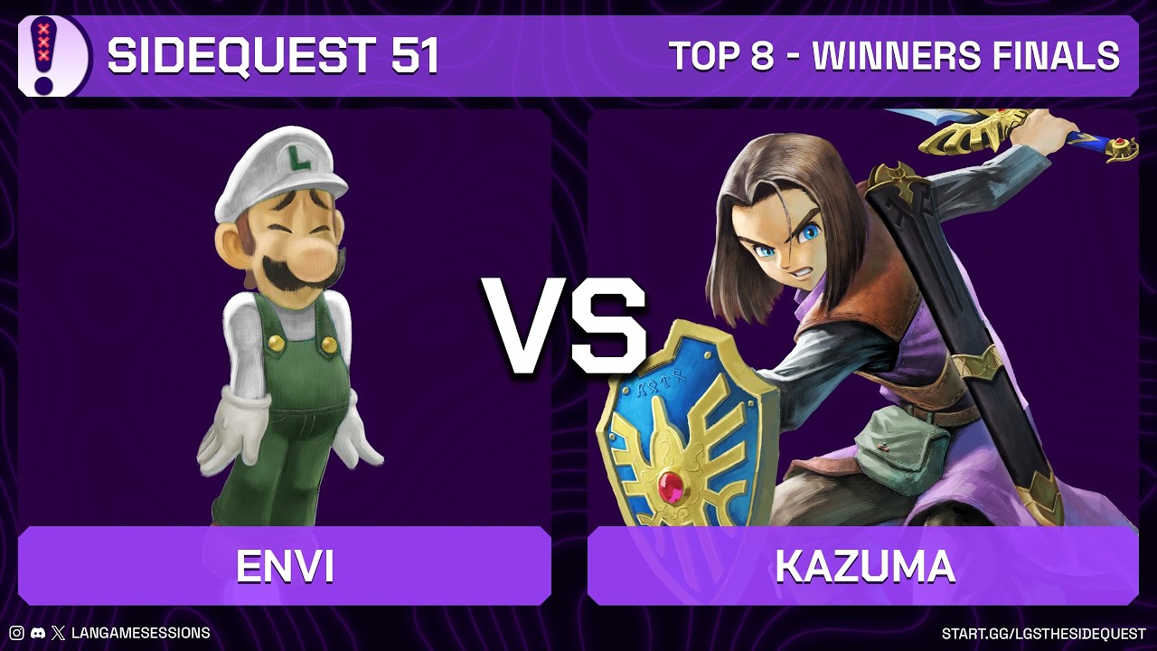 Envi VS Kazuma - Winners Finals - LGS: The Sidequest 51 - SSBU