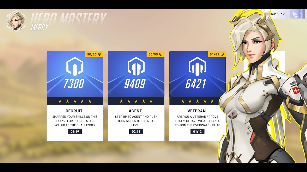MERCY HERO MASTERY 5 STAR EVERY COURSE | OVERWATCH 2