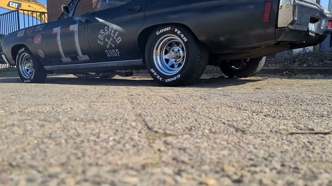 1970 chevrolet chevelle 4 door inline 6 250 cid dynomax race bullet