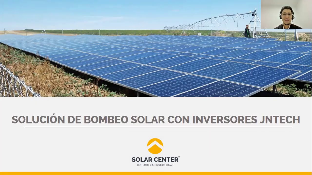 Soluciones de bombeo solar con inversores Jntech 2020
