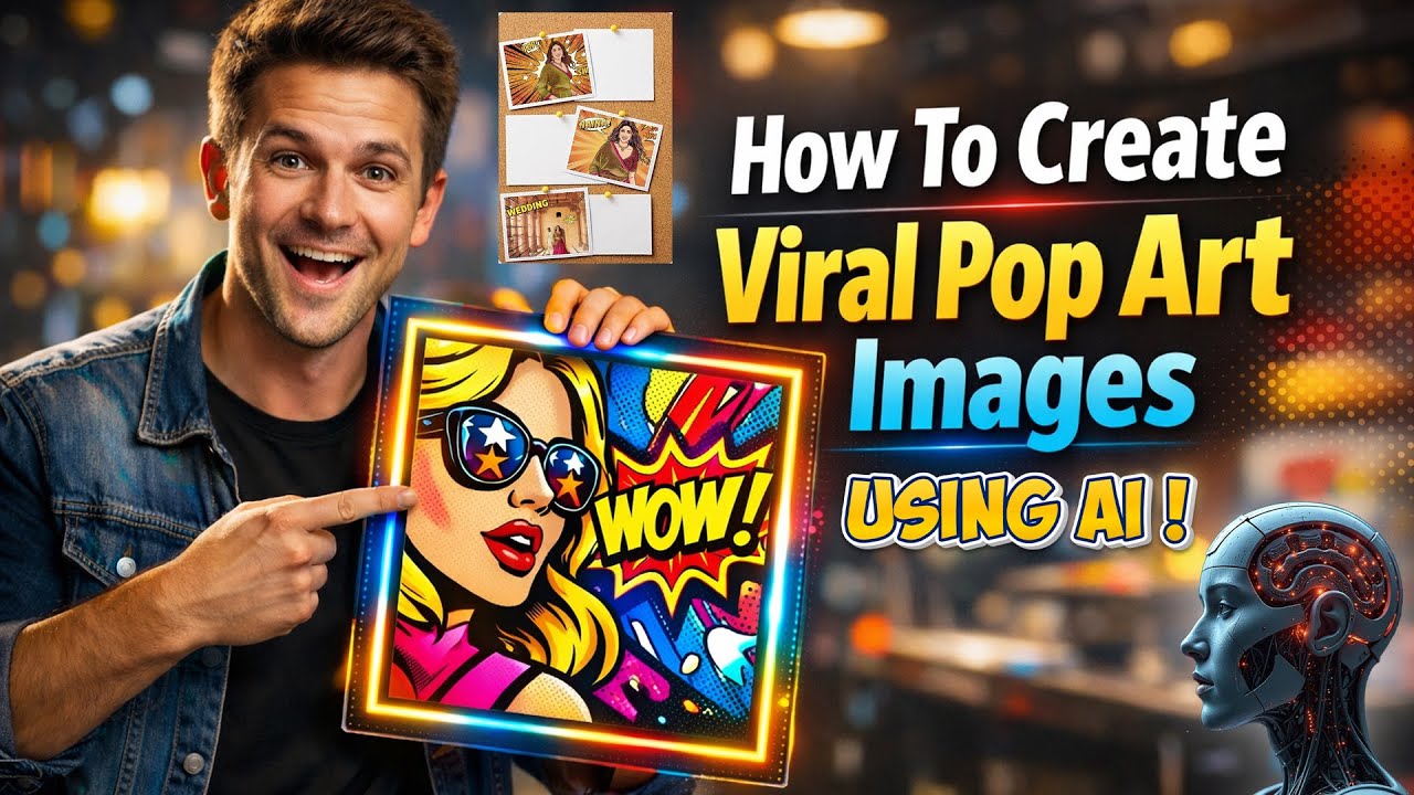 How To Make Pop Art Style Images Using AI | Create High-Quality Pop Art Images Using AI in Minutes.
