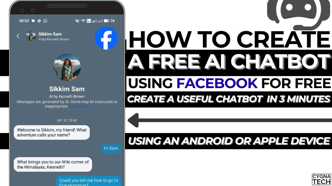 🤖 How To Build Your Own AI Chatbot Using Facebook AI in 3 Minutes &mdash; Fast, Free & No Coding!