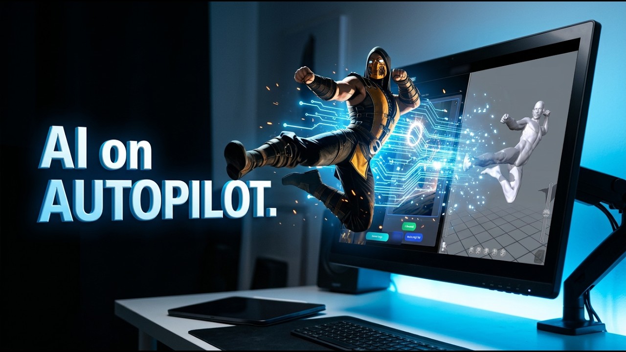 No Nodes. No Clicking. Automated AI Character Posing