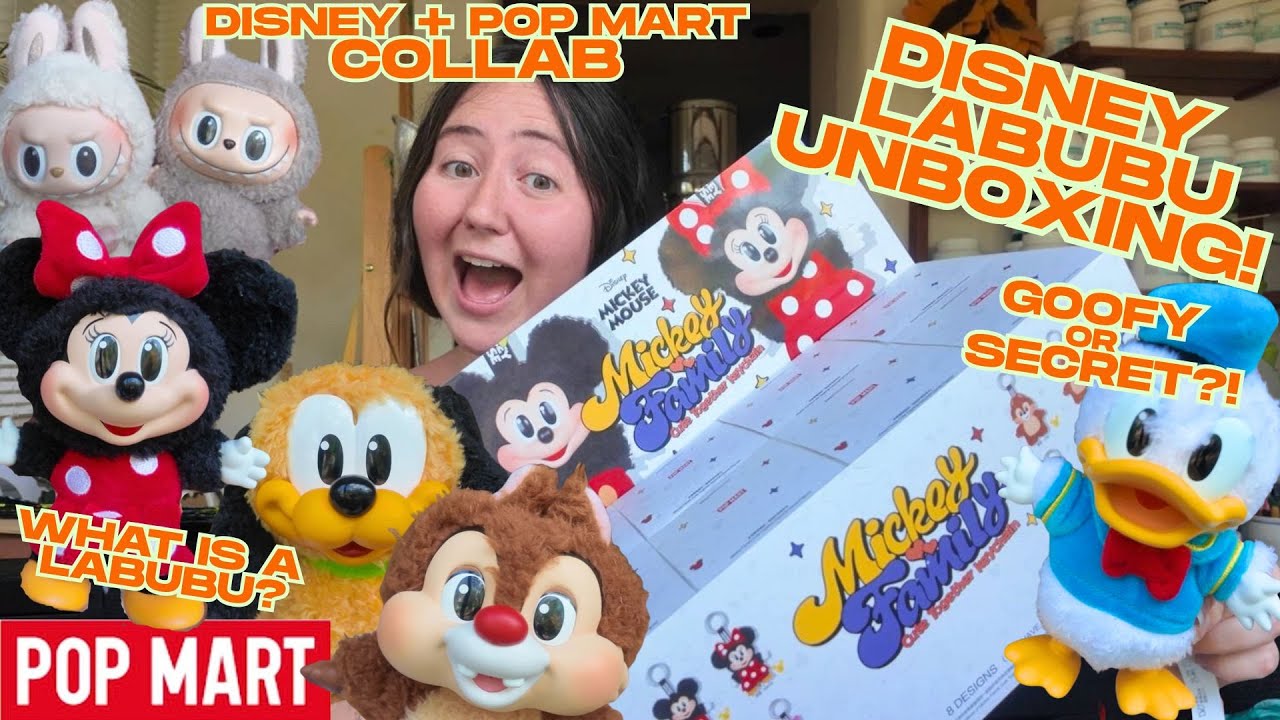 Неужели мы разыграли сцену с Гуфи?! Распаковка и реакция на POP ART x Disney!