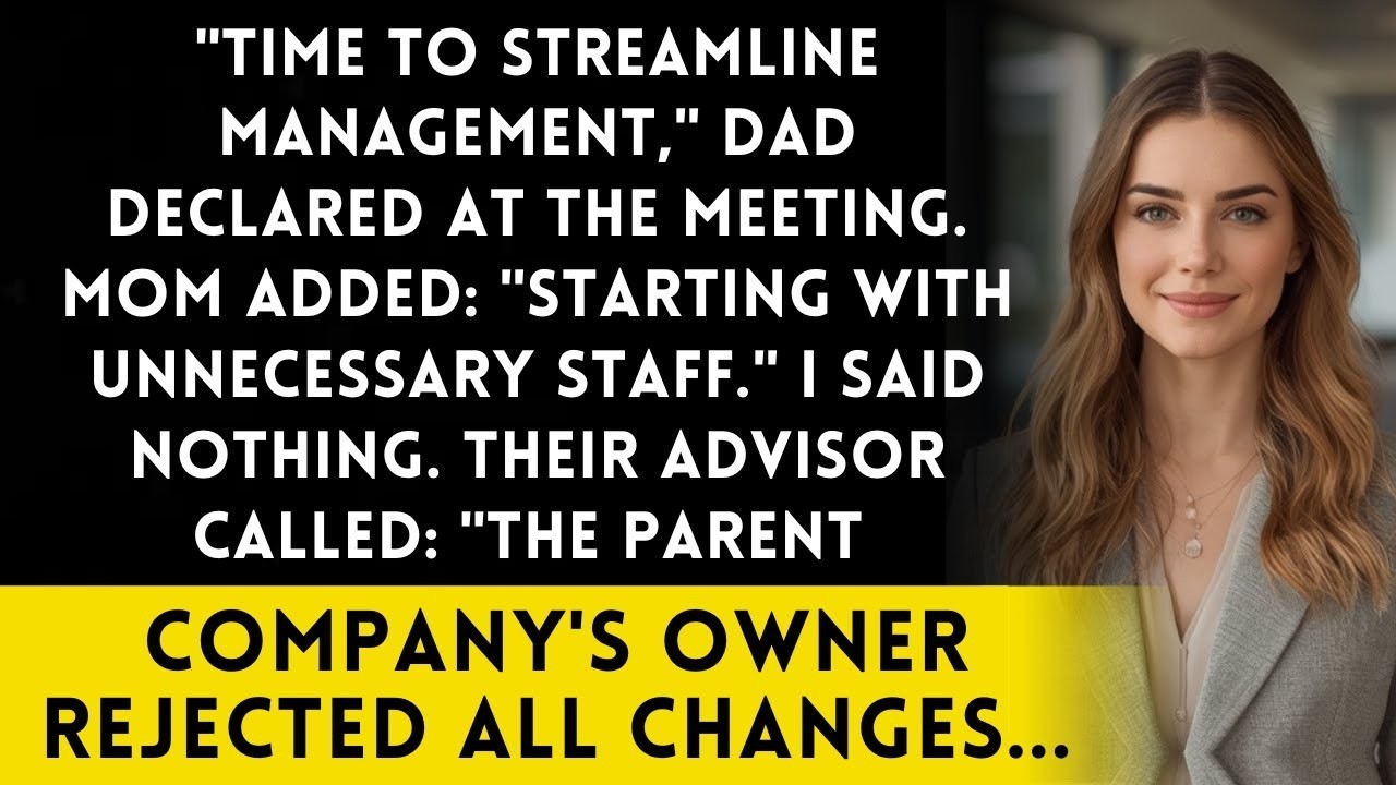 Family Planned To 'Restructure' Without Me   I Control The Holding Company