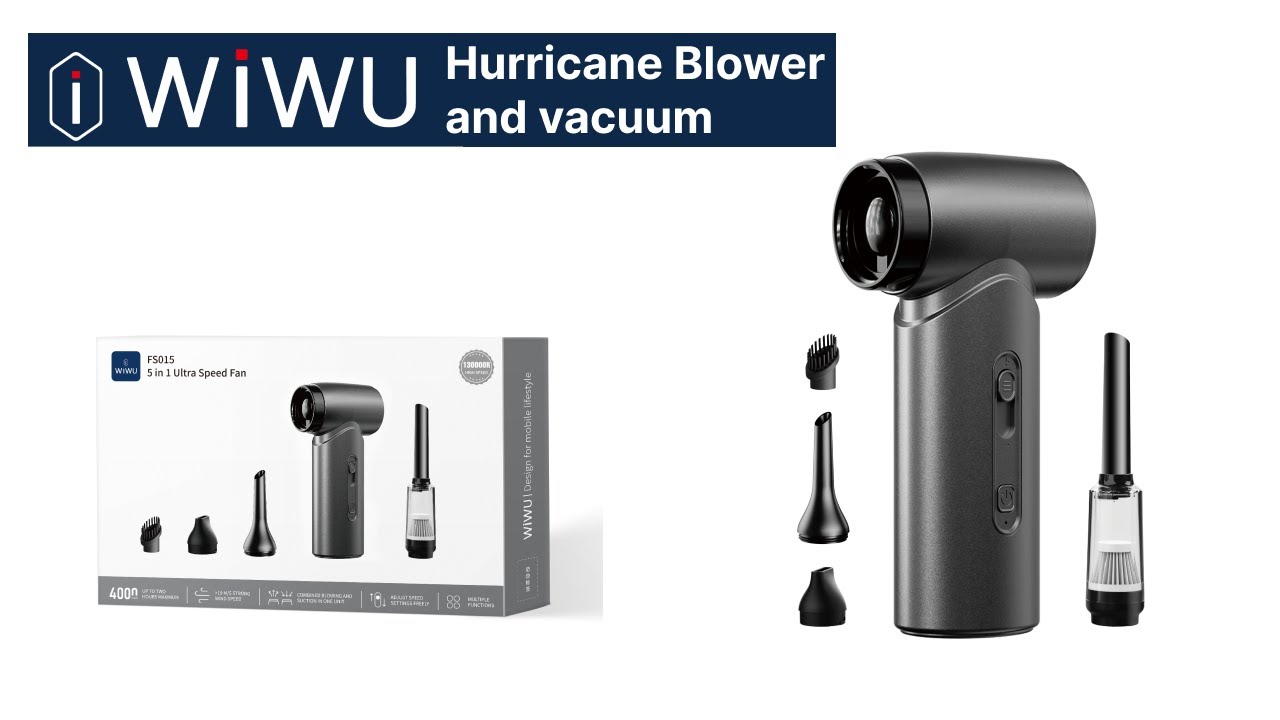WiWU Hurricane Blower and vacuum cleaner, Ultra High Speed Fan | Lablaab.com