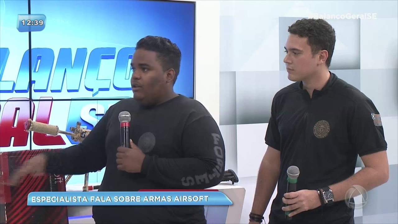 Especialistas falam sobre Armas Airsoft - BALANÇO GERAL SERGIPE