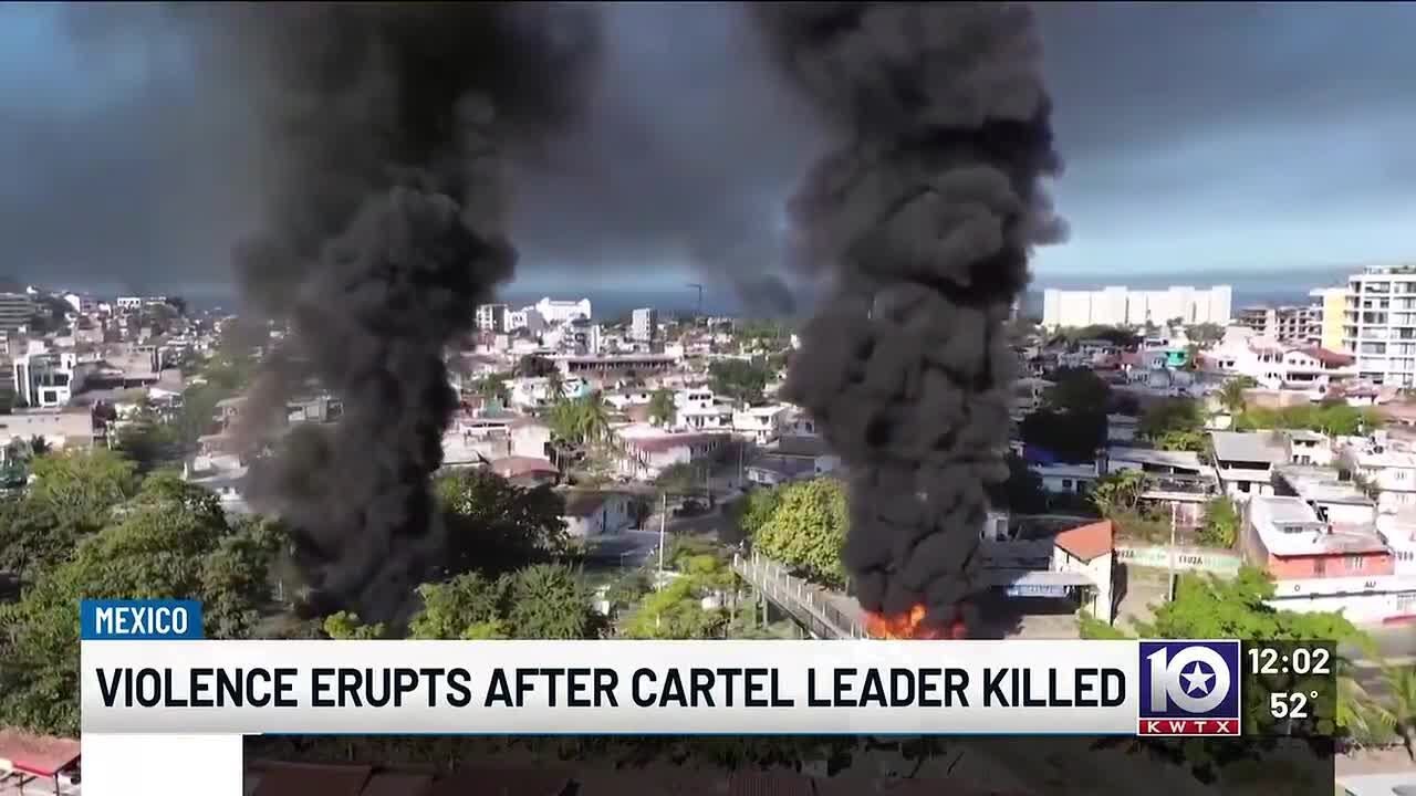 American tourists asked to shelter in place amid drug cartel violence in Mexican state of Jalisco