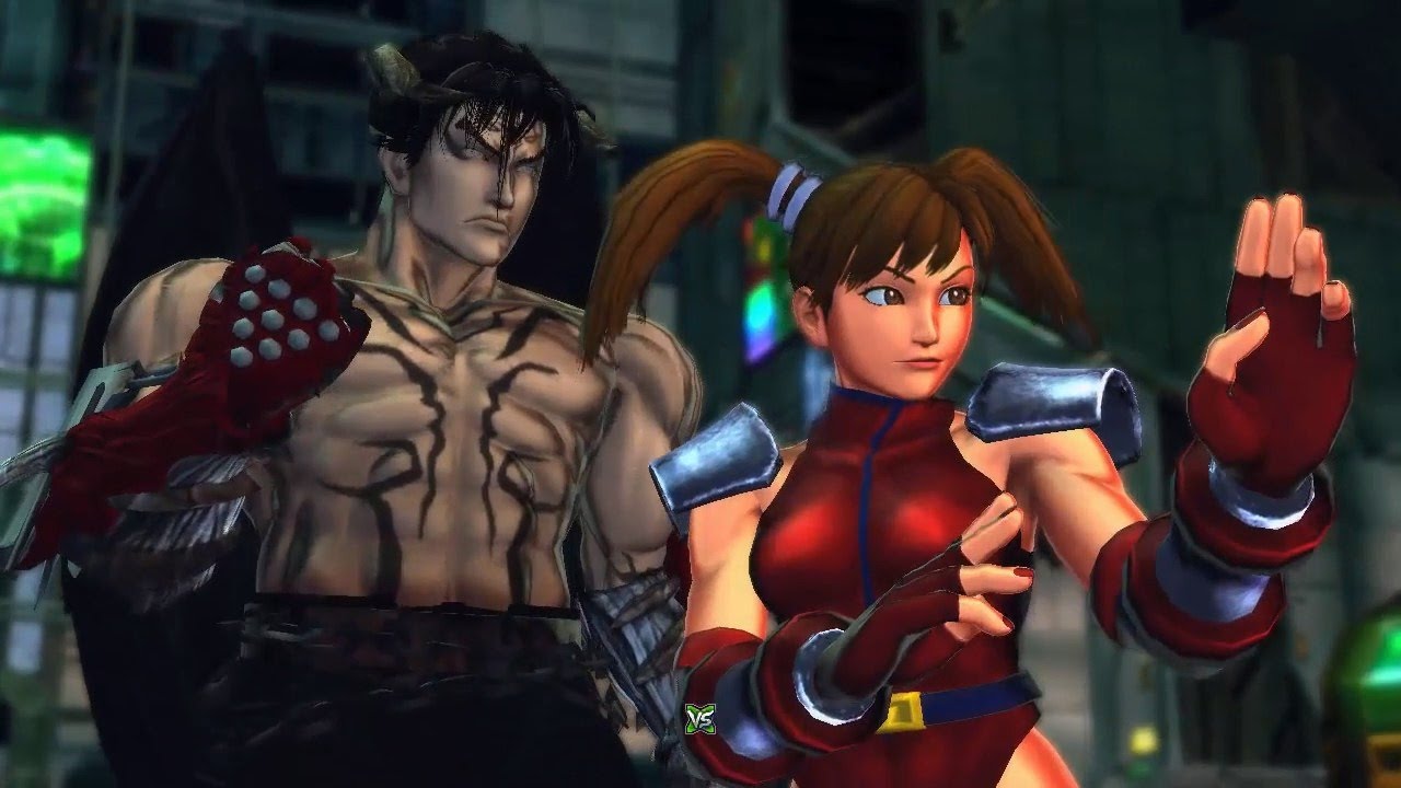 [PC] Street Fighter X Tekken - Playthrough as Jin's Devil Jin&Xiaoyu's Dictator Costume
