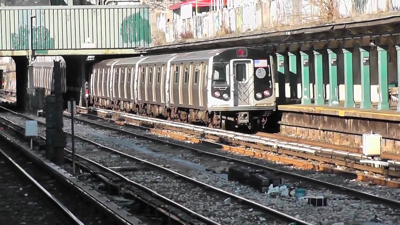 MTA NYC Subway R160A-2/B (N) at Avenue U