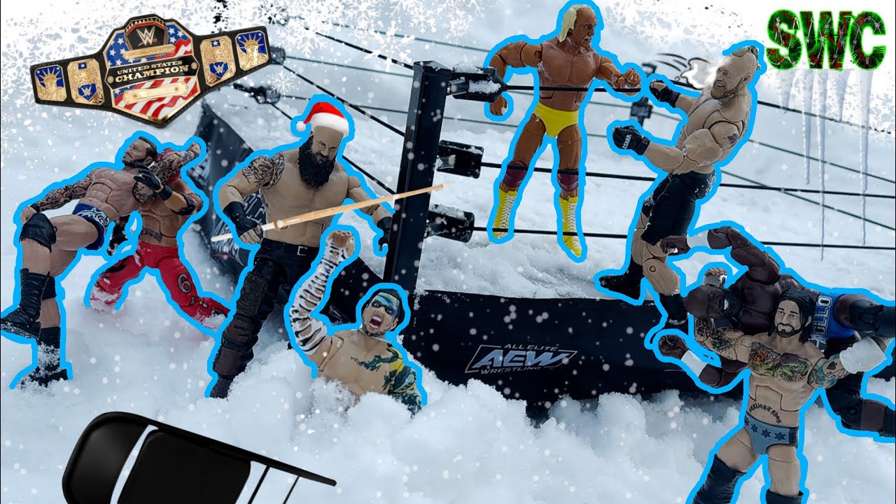 8-Man Winter Showdown ❄️ | United States Championship | WWE Action Figure Match