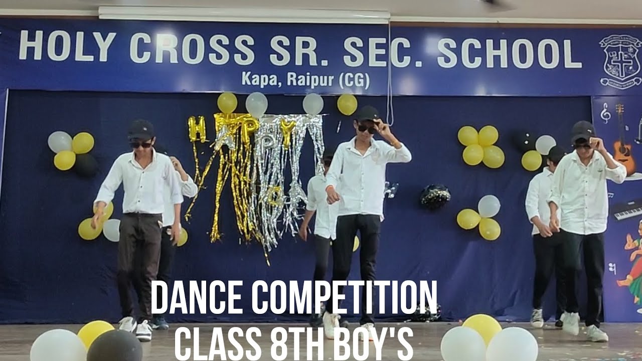 Performance by 8th class boy's/Dance competition2025/st.vincent pallotti H.S.School Kapa Raipur.